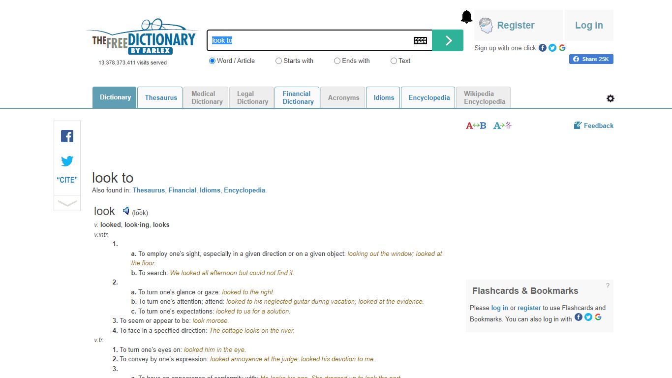 Look to - definition of look to by The Free Dictionary